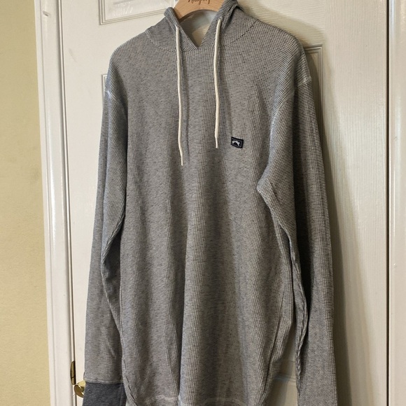 Billabong Waffle Knit Men’s Hoodie long sleeves Size M - Picture 3 of 10